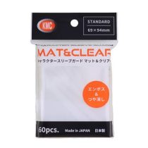 KMC Standard Sleeves - Character Sleeve Guard MAT & CLEAR (60 Sleeves)-
