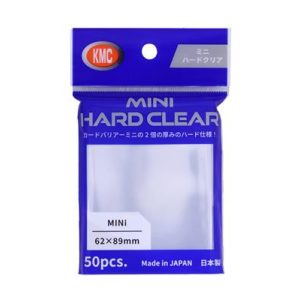 KMC Small Sleeves - Mini Hard Clear (50 Sleeves)-