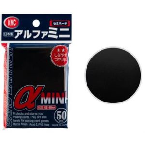 KMC Small Sleeves - α mini Black (50 Sleeves)-