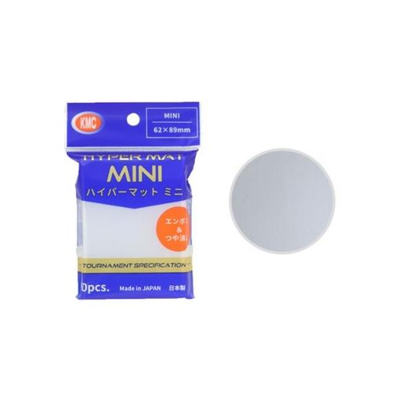 KMC Small Sleeves - Hyper MAT mini Clear (60 Sleeves)-