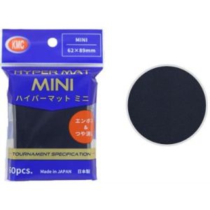 KMC Small Sleeves - Hyper MAT mini Black (60 Sleeves)-