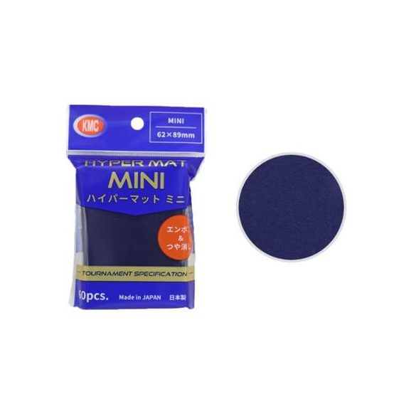 KMC Small Sleeves - Hyper MAT mini Blue (60 Sleeves)-