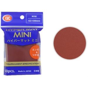 KMC Small Sleeves - Hyper MAT mini Red (60 Sleeves)-