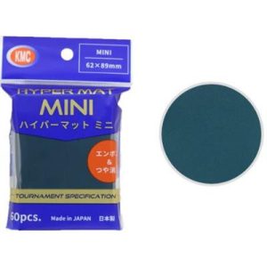 KMC Small Sleeves - Hyper MAT mini Green (60 Sleeves)-