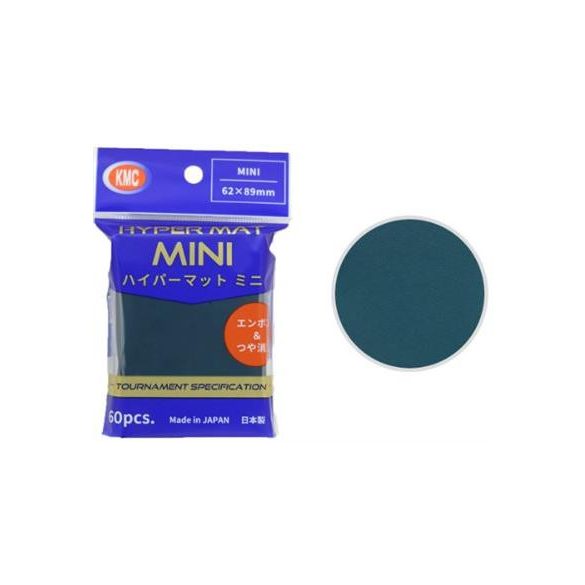 KMC Small Sleeves - Hyper MAT mini Green (60 Sleeves)-