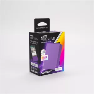 Gamegenic - Matte Prime Sleeves Purple 66x91-GGS10153ML