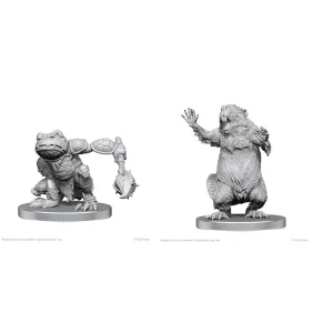 Pathfinder Battles Deep Cuts: Boggard Scout & Castoroides-97587