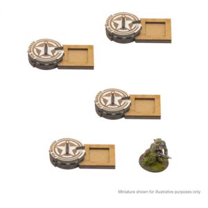 Bolt Action - MDF Unit Pin Markers - USA - EN-408800010