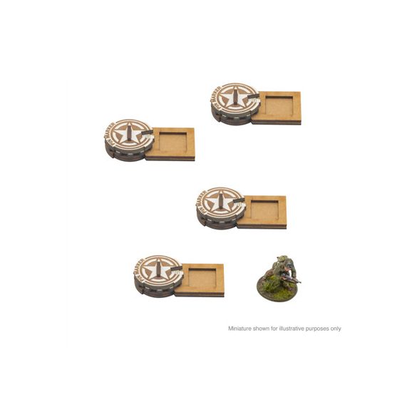 Bolt Action - MDF Unit Pin Markers - USA - EN-408800010