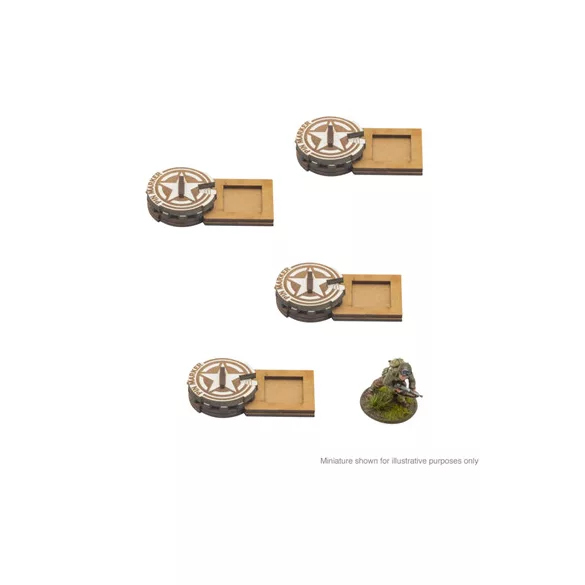Bolt Action - MDF Unit Pin Markers - USA - EN-408800010