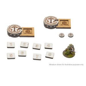 Bolt Action - MDF Artillery Zeroing In Markers- USA - EN-408800012