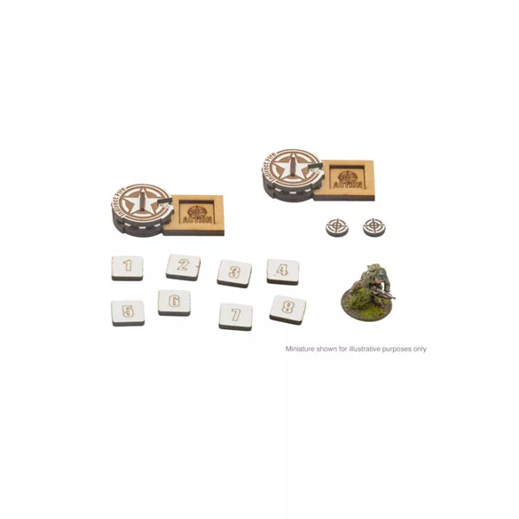 Bolt Action - MDF Artillery Zeroing In Markers- USA - EN-408800012