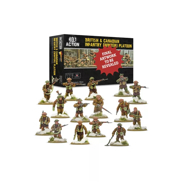 Bolt Action - British & Canadian infantry (Winter) Platoon - EN-402011027