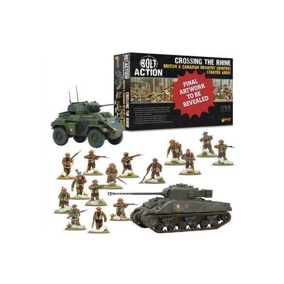 Bolt Action - British & Canadian Infantry (Winter) Starter Army "Crossing The Rhine" - EN-402611002