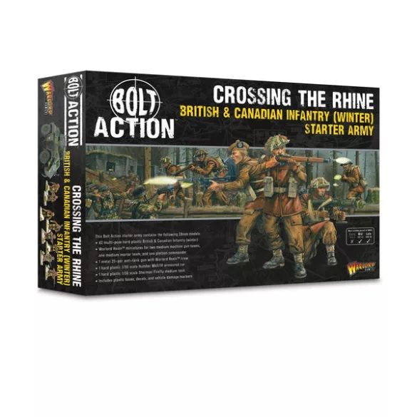Bolt Action - British & Canadian Infantry (Winter) Starter Army "Crossing The Rhine" - EN-402611002