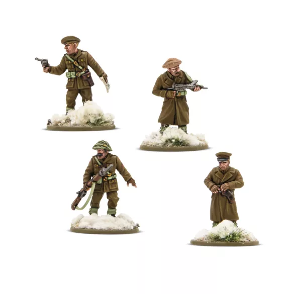Bolt Action - British & Canadian Infantry (Winter) Platoon Commanders - EN-403201004