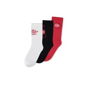 Fallout Nuka Cola - Men's Crew Sock (3Pack) - 39/42-CR375033FAL-39/42