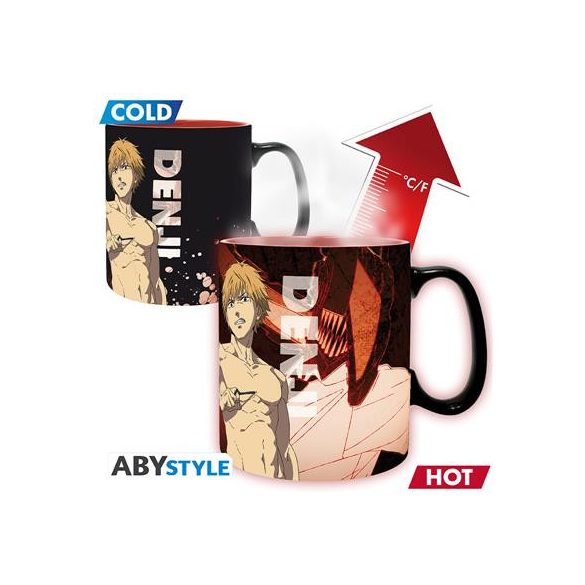 CHAINSAW MAN - Mug Heat Change- 460ml- Denji & Aki - cardboard-ABYMUGA602
