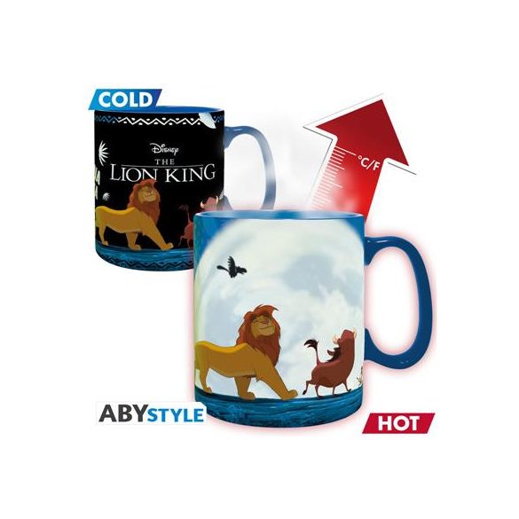 DISNEY - Mug Heat Change- 460ml- The Lion King - cardboard-ABYMUGA609