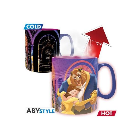 DISNEY - Mug Heat Change - 460 ml - Beauty & the Beast - cardboard-ABYMUGA637