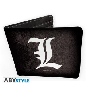 DEATH NOTE - Wallet "L symbol" - Vinyle-ABYBAG165