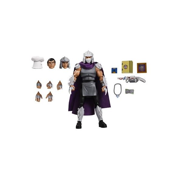 TMNT (Cartoon) - 7” Scale Action Figure - Ultimate Shredder (Classic Colors)-NE54496-01