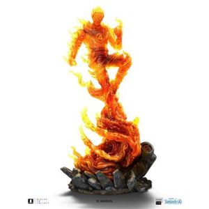 Human Torch Fantastic Four Art Scale 1/10-MARCAS203325-10