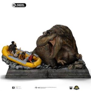 T-Rex River Attack Jurassic World: Rebirth Demi Art Scale 1/20-UNIVJP121725-20