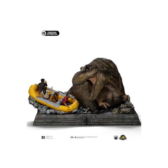 T-Rex River Attack Jurassic World: Rebirth Demi Art Scale 1/20-UNIVJP121725-20