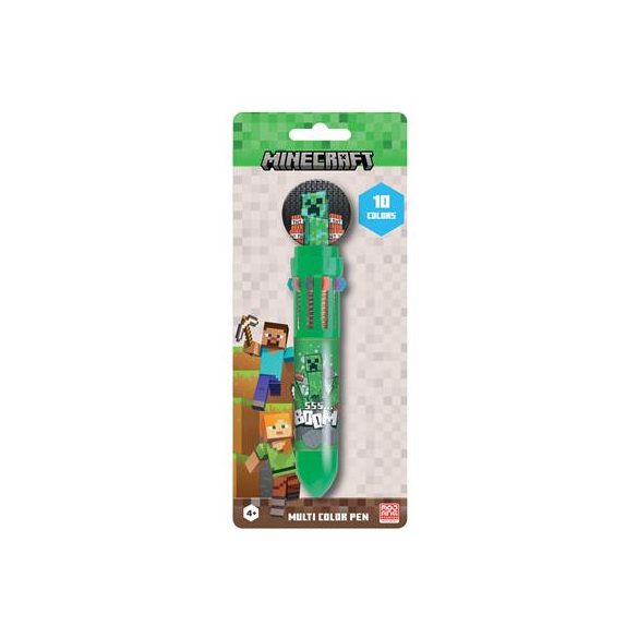 Minecraft (Creeper) 10 Colour Pen-SR74691