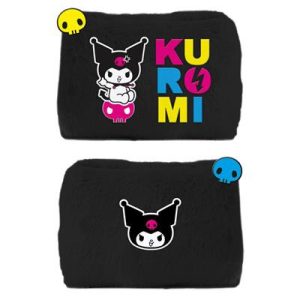 Kuromi (Punk Rocking Out) Plush Pencil Case-SR2402482
