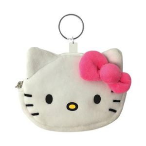 Hello Kitty (Bow) Fluffy Coin Purse-GP2402617