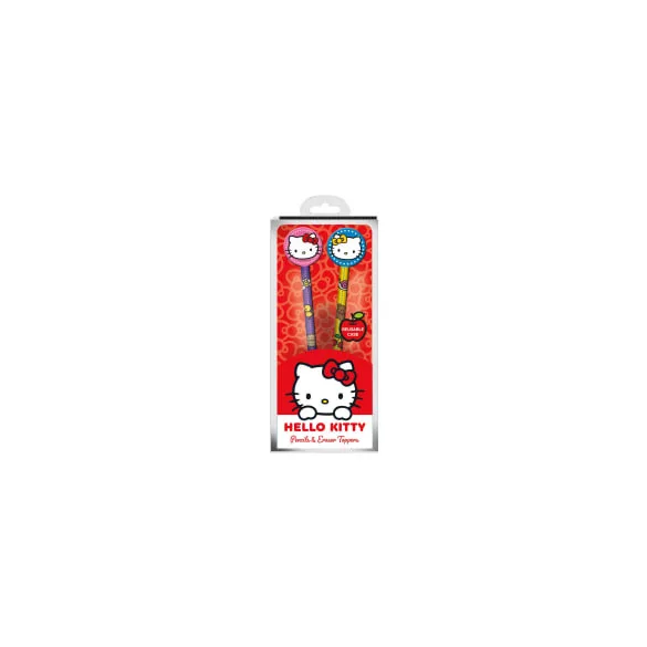 Hello Kitty (Sisters) Pencils And Toppers 2Pk – 2 darabos ceruzaszett topperekkel