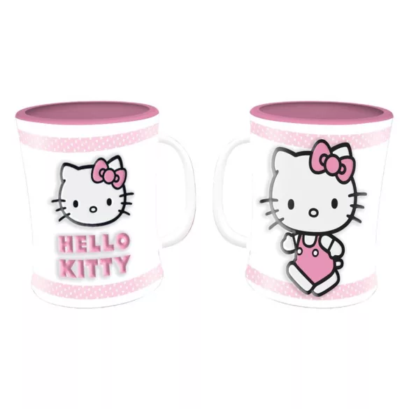 Hello Kitty (Pink) Emboss Mug – dombornyomott bögre