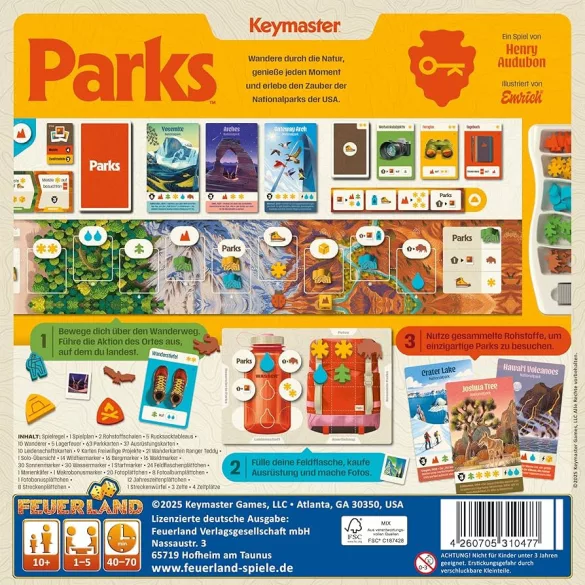 Parks 2. Edition - DE német nyelvű társasjáték