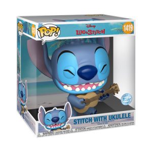 Funko POP! Jumbo: Stitch - w/Ukelele-FK76786