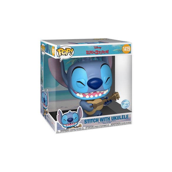 Funko POP! Jumbo: Stitch - w/Ukelele-FK76786
