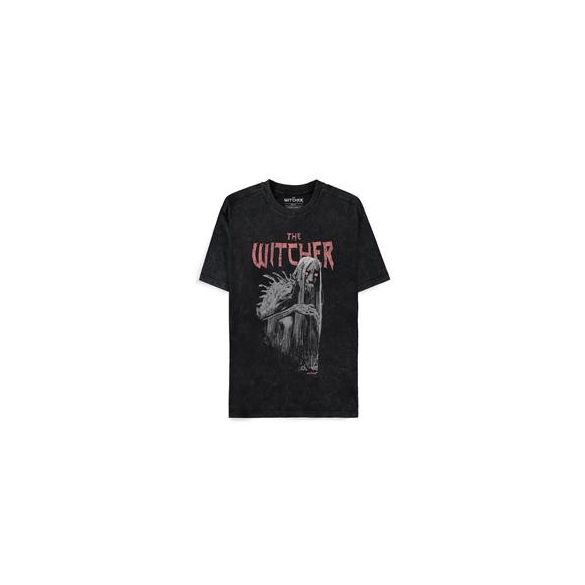 The The Witcher - Dweller Short Sleeved Acid Wash Men's T-shirt - M-TS528603WTC-M