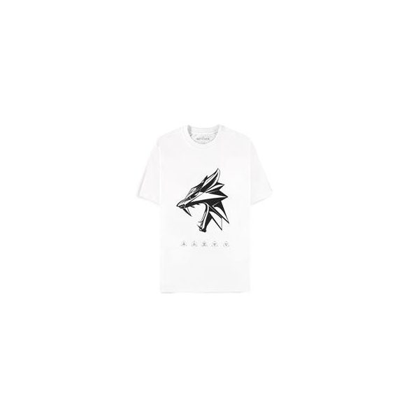 The Witcher - Wolf Head Short Sleeved Men's T-shirt - XL-TS712080WTC-XL