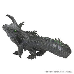 D&D Replicas of the Realms: Black Dragon Wyrmling Foam Figure-WZK96344