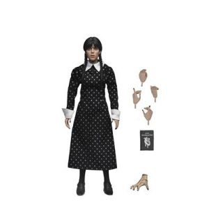 Wednesday - 8” Clothed Action Figure - Wednesday Addams (Classic Dress)-NE42400-01