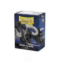 Dragon Shield Matte Non-Glare Sleeves - Blue (100 Sleeves)-AT-11823