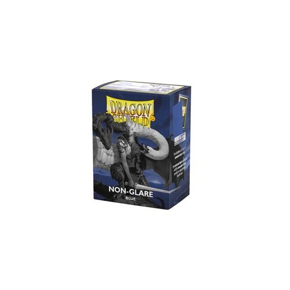 Dragon Shield Matte Non-Glare Sleeves - Blue (100 Sleeves)-AT-11823