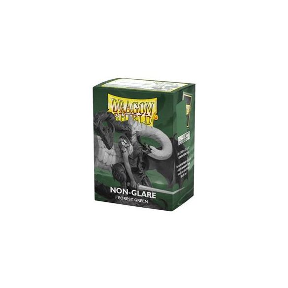 Dragon Shield Matte Non-Glare Sleeves - Forest Green (100 Sleeves)-AT-11825