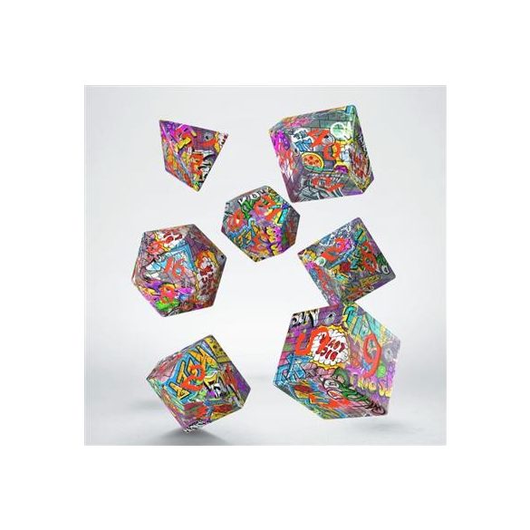 Full Art Dice Set: Graffiti-SWSPGRAF