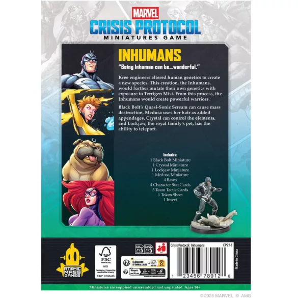 Marvel: Crisis Protocol - Inhumans Affiliation Pack - EN/FR/SP-CP218