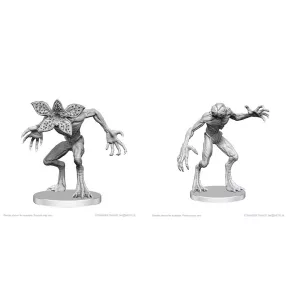 Stranger Things Unpainted Miniatures: Demogorgons - EN-WZK90800