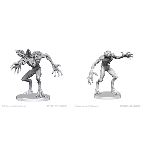 Stranger Things Unpainted Miniatures: Demogorgons - EN-WZK90800