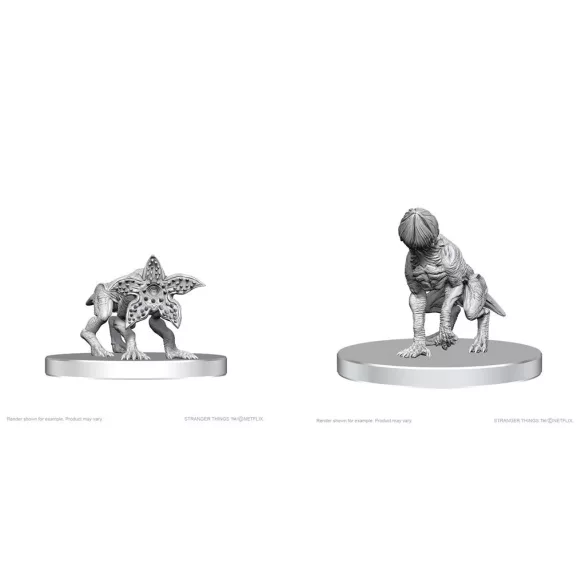 Stranger Things Unpainted Miniatures: Demodogs - EN-WZK90801