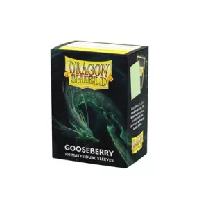 Dragon Shield Sleeves - Standard size - Matte Dual - Gooseberry (100 Sleeves)-AT-15066